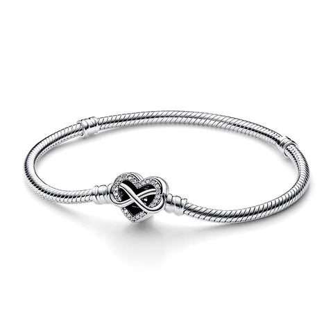 Elegant Love Bracelet with Heart Charm for Women