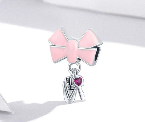 Sweetheart Bow Key Charm - Sweetheart Bow Key Charm