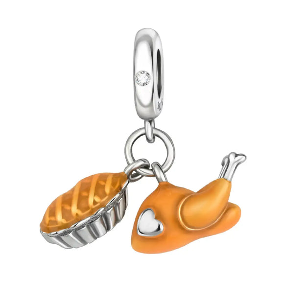 Thanks Giving Dinner Dangle Charm - Thanks Giving Dinner Dangle Charm