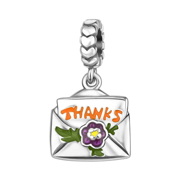 Thanksgiving Envelope Charm - Thanksgiving Envelope Charm