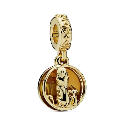 The Lion King- Simba & Mufasa Sunset Dangle Charm