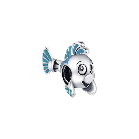 The Little Mermaid- Flounder The Fish Charm - The Little Mermaid- Flounder The Fish Charm