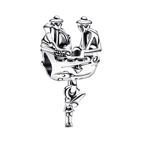 Disney Tinker Bell & Captain Hook's Pirate Ship Charm - Disney Tinker Bell & Captain Hook's Pirate Ship Charm