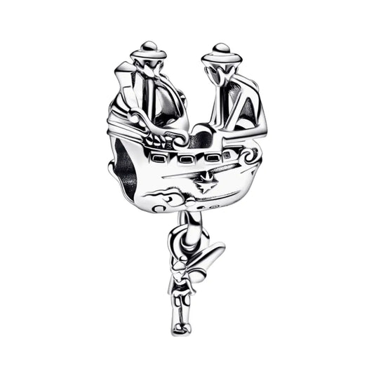 Disney Tinker Bell & Captain Hook's Pirate Ship Charm