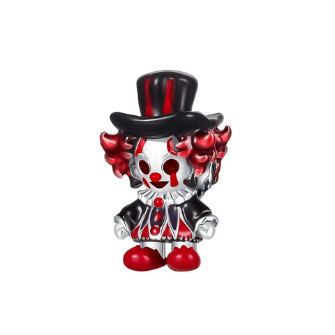 Toy Clown Top Hat Red Hair Charm Accent Charm - Toy Clown Top Hat Red Hair Charm Accent Charm - Compatible with Pandora Bracelets