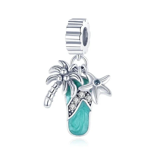 Tropical Paradise Flip-Flop Charm