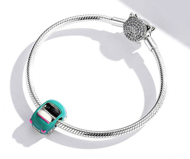 Turquoise Dream Car Pandora Charm