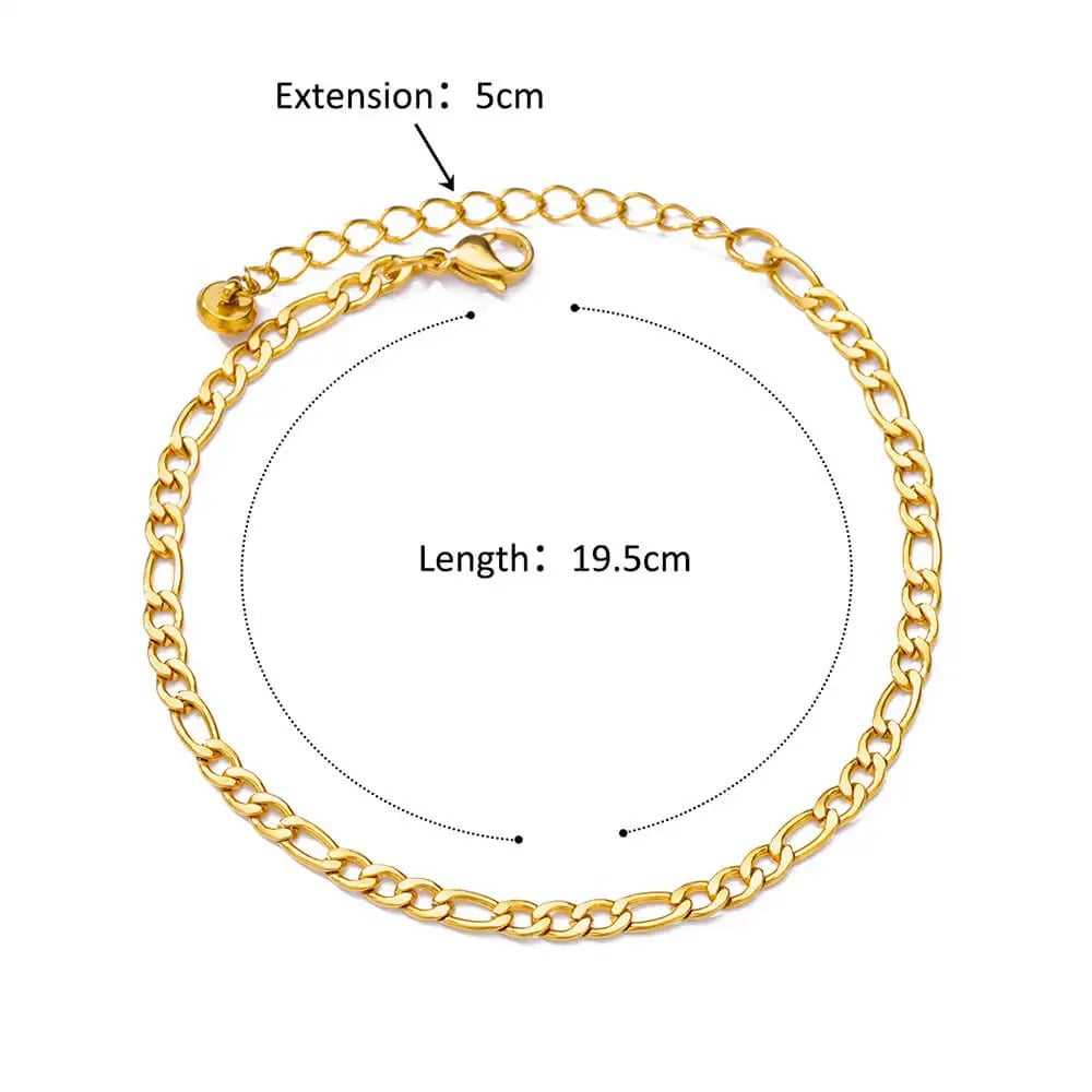 Classic Gold Chain Ankle Bracelet