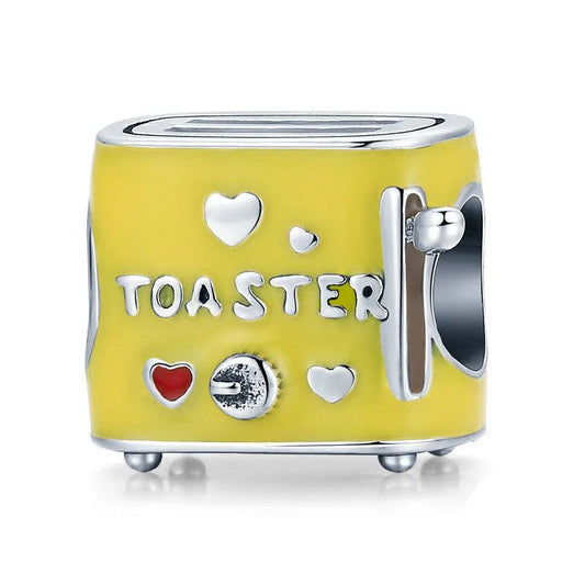 Yellow Morning Toaster pandora Charm bracelet