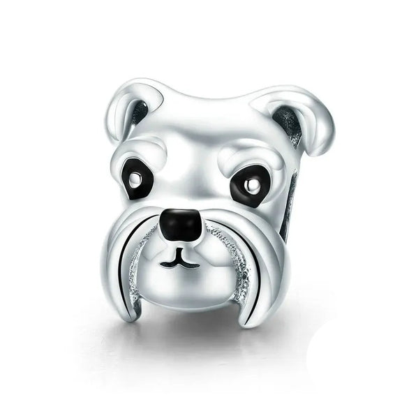 Sterling Silver Yorkshire Terrier Charm - Sterling Silver Yorkshire Terrier Charm