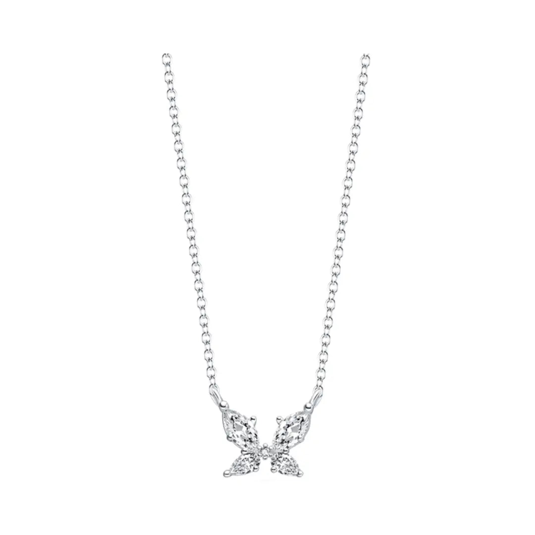 Zircon Butterfly Necklace