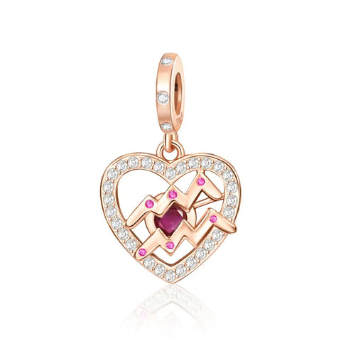 Zodiac Aquarius Dangle Charm - Zodiac Aquarius Dangle Charm