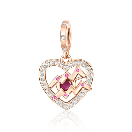 Zodiac Aquarius Dangle Charm