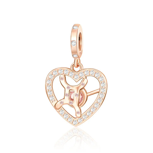 Zodiac Gemini Dangle Charm