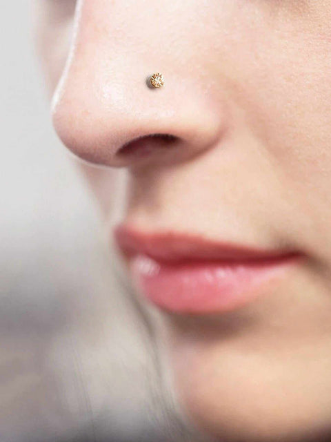 Elegant Pink Crystal Stud Earrings - Hypoallergenic and Stylish