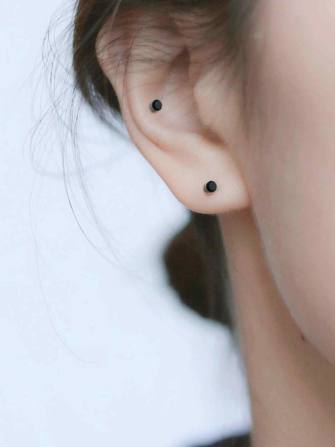 Dazzling Blue Gem Piercing Earrings - Dazzling Blue Gem Piercing Earrings