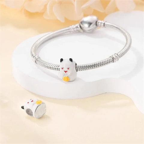 jewlouli adorable panda ghost pandora charm jewelry fits pandora bracelet