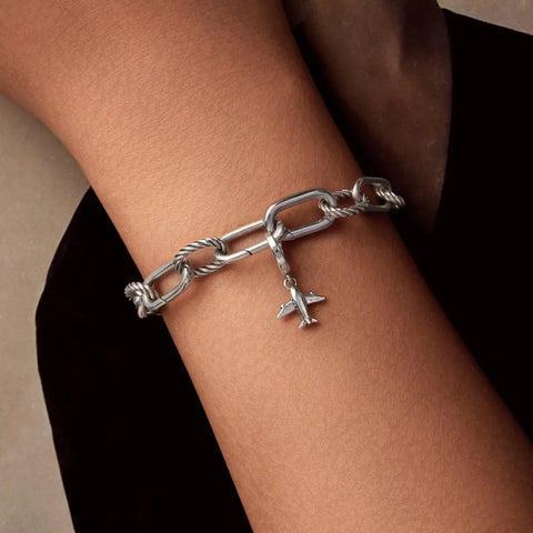 jewlouli airplane dangle pandora charm jewelry fits pandora bracelet