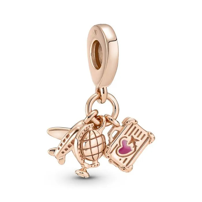 2024 graduation triple dangle charm, perfect for commemorating academic achievements