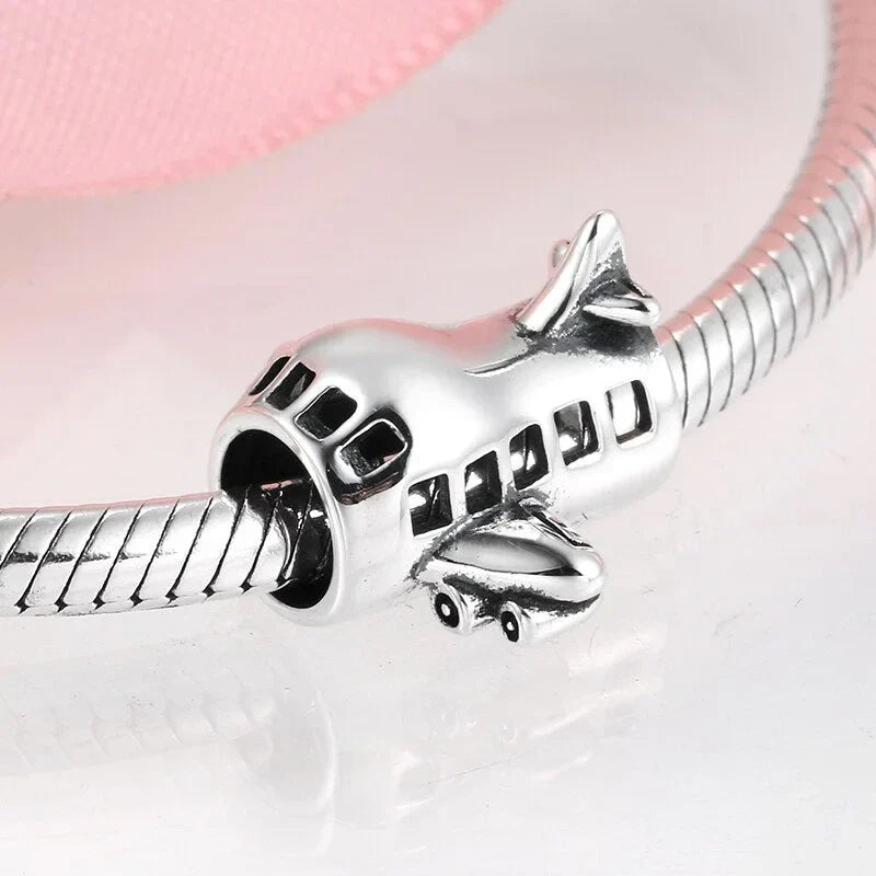 airplane fits Pandora bracelet affordable charm Jewelry