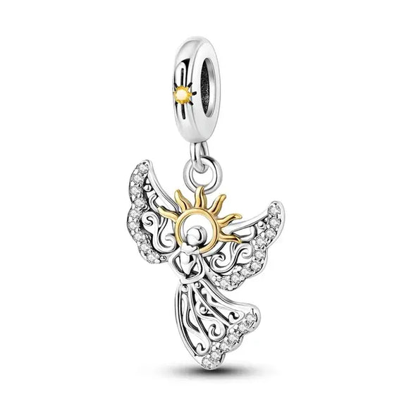 Angel Charm - angel-charm fits Pandora bracelet charm Jewelry affordable