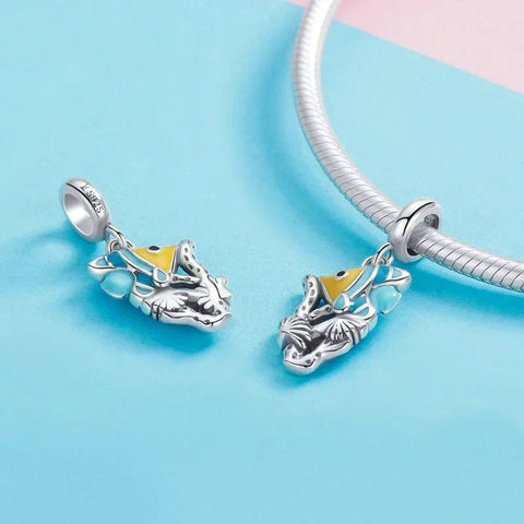 angelfish charm Jewelry fits Pandora bracelet affordable