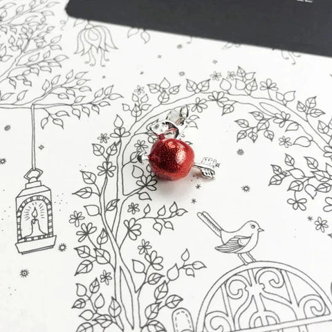 Apple with Arrow Charm