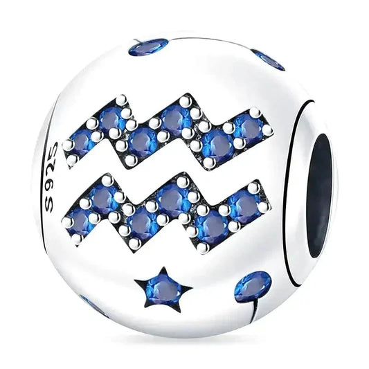 aquarius zodiac charm