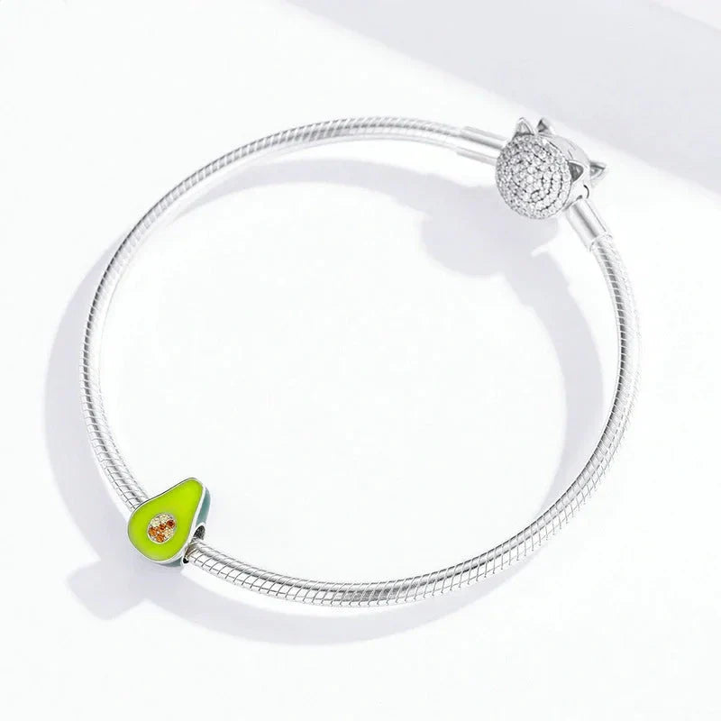 avocado charm Jewelry fits Pandora bracelet affordable