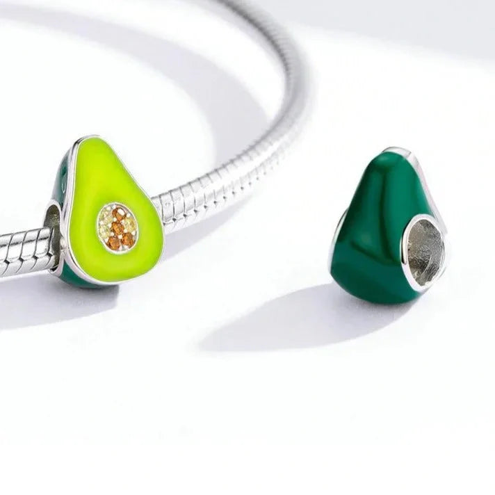 avocado charm fits Pandora bracelet Jewelry affordable