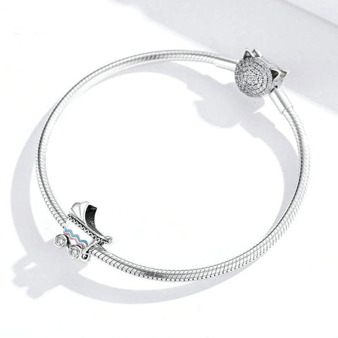 Baby Carriage Charm