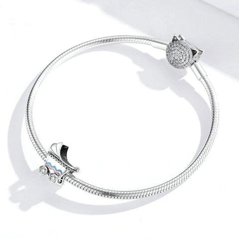 Baby Carriage Charm - Fits pandora Bracelet