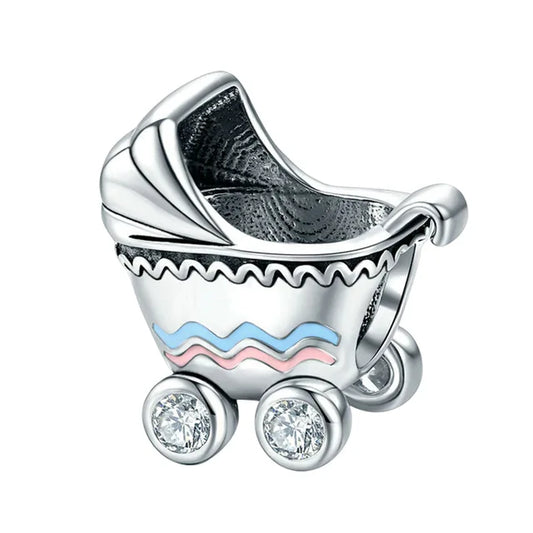 baby-carriage Jewelry charm affordable fits Pandora bracelet