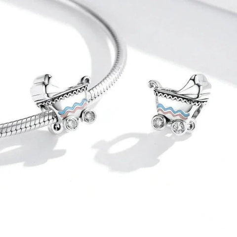 Baby Carriage Charm - Baby Carriage Charm
