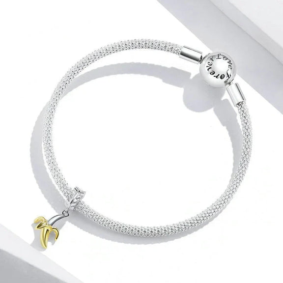 Banana Charm - banana affordable Pandora fits bracelet charm Jewelry