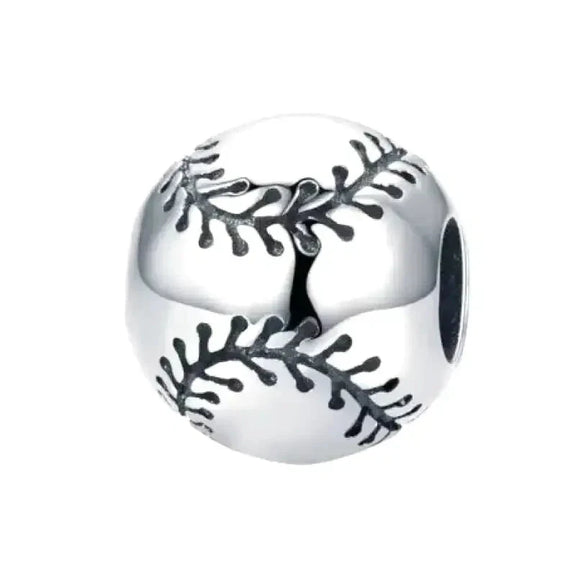 Baseball Charm - baseball-charm fits Pandora bracelet affordable Jewelry charm