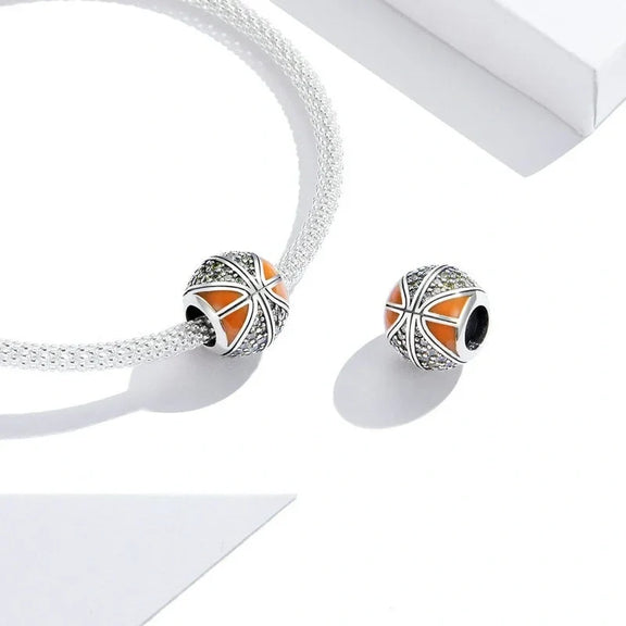 Basketball Charm - basketball-charm Pandora affordable fits bracelet charm Jewelry