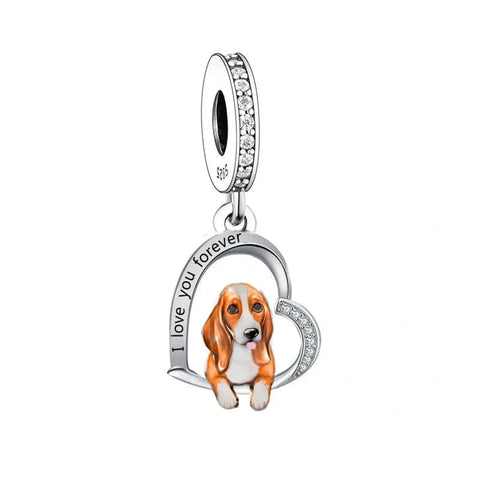 Basset Hound Dog Charm - Basset Hound Dog Charm