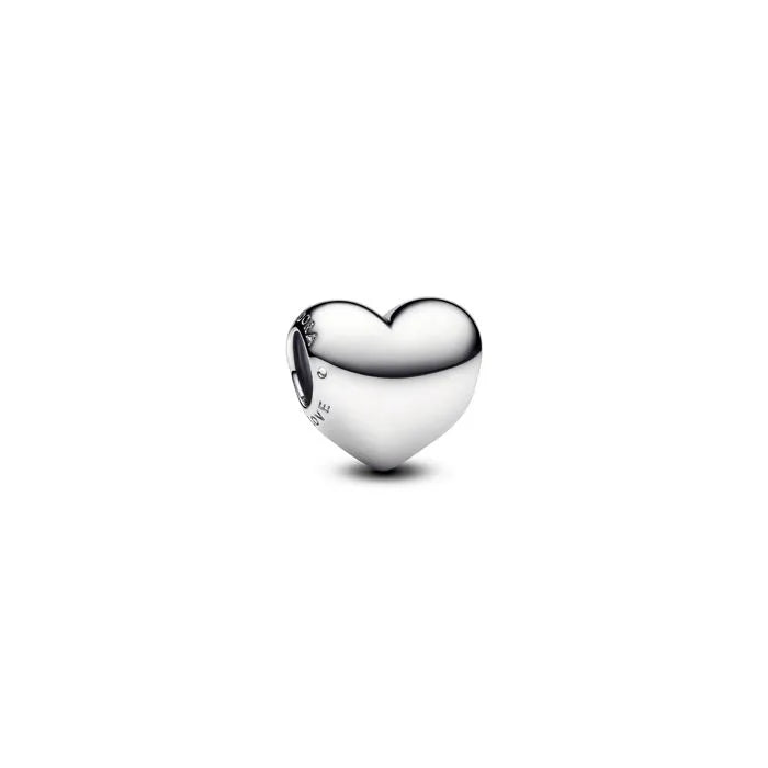 Engravable heart charm with “Be Love” message, ideal for personalizing Pandora bracelets