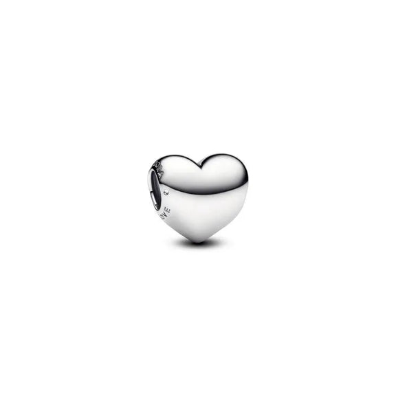 Be Love Engravable Heart Charm - Engravable heart charm with “Be Love” message, ideal for personalizing Pandora bracelets