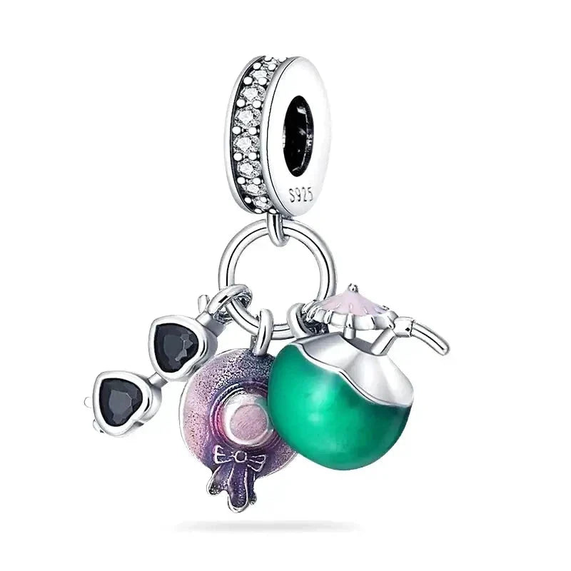 beach-charm Jewelry affordable fits Pandora bracelet charm