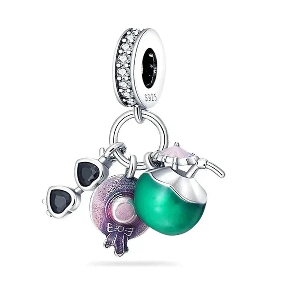 Beach Charm - beach-charm Jewelry affordable fits Pandora bracelet charm