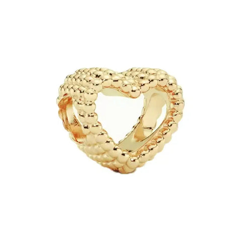 Beaded Heart Charm - Beaded Heart Charm