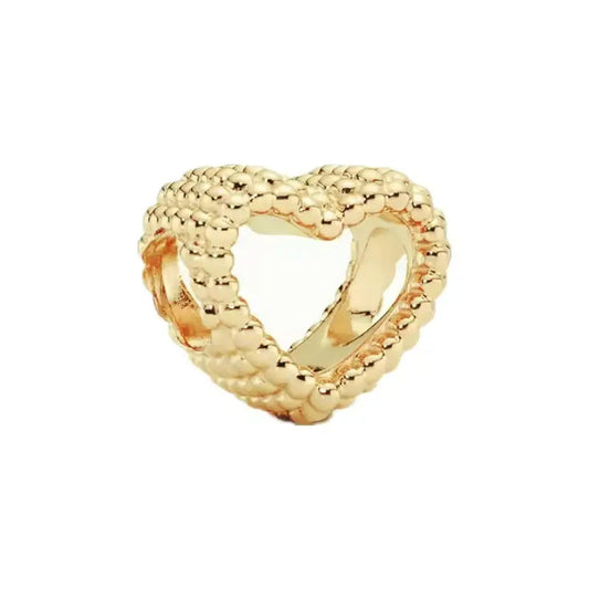 Beaded Heart Charm