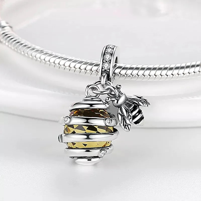 beehive-charm charm Jewelry fits Pandora bracelet affordable