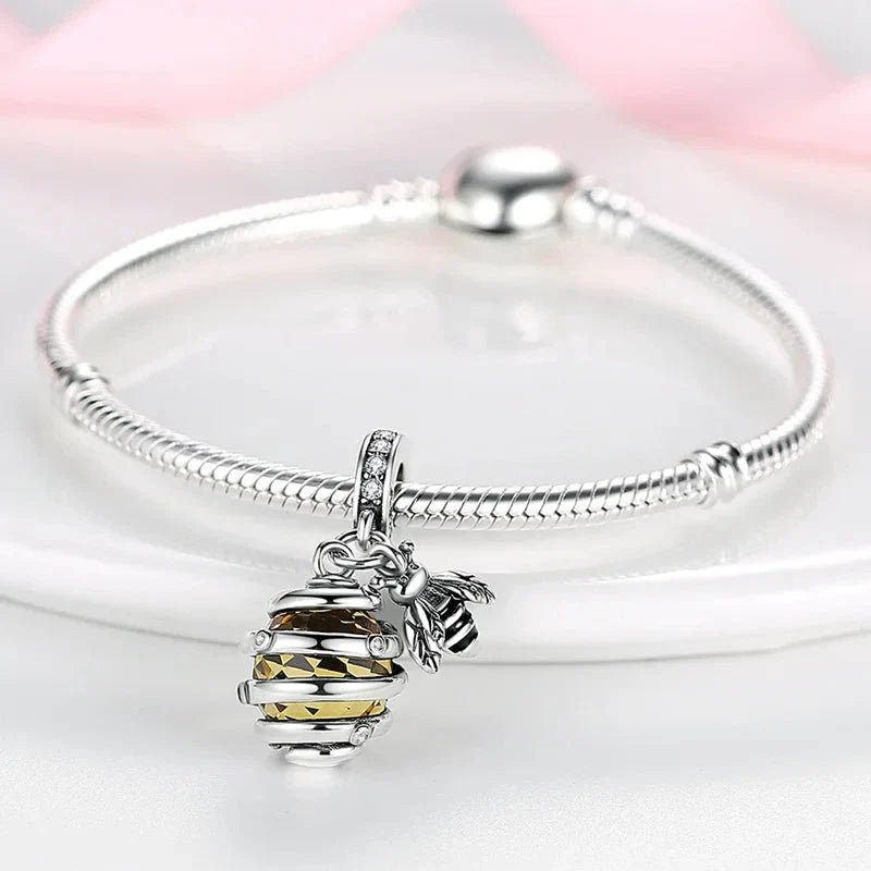 beehive-charm charm affordable fits Pandora bracelet Jewelry