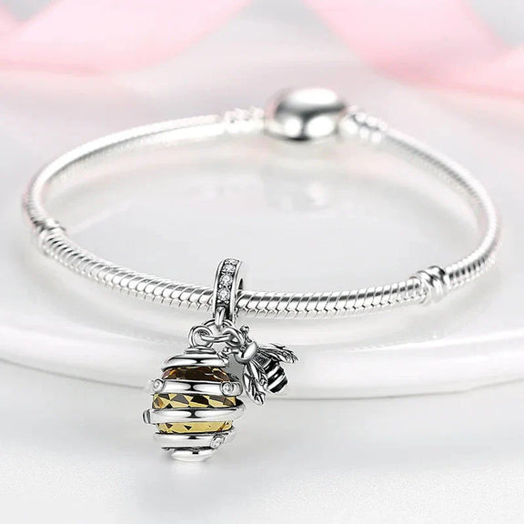 Beehive Charm - beehive-charm charm affordable fits Pandora bracelet Jewelry