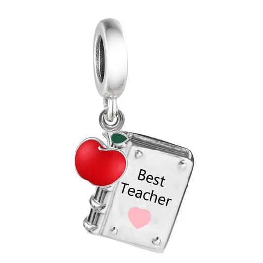 Best Teacher Dangle Charm