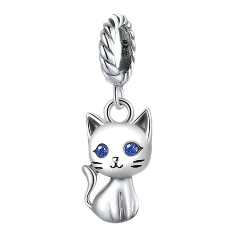 Birthstone Cat Charm - Birthstone Cat Charm