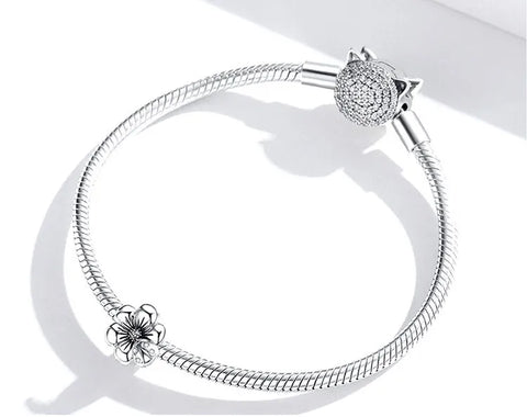 Ladybug Flower Charm